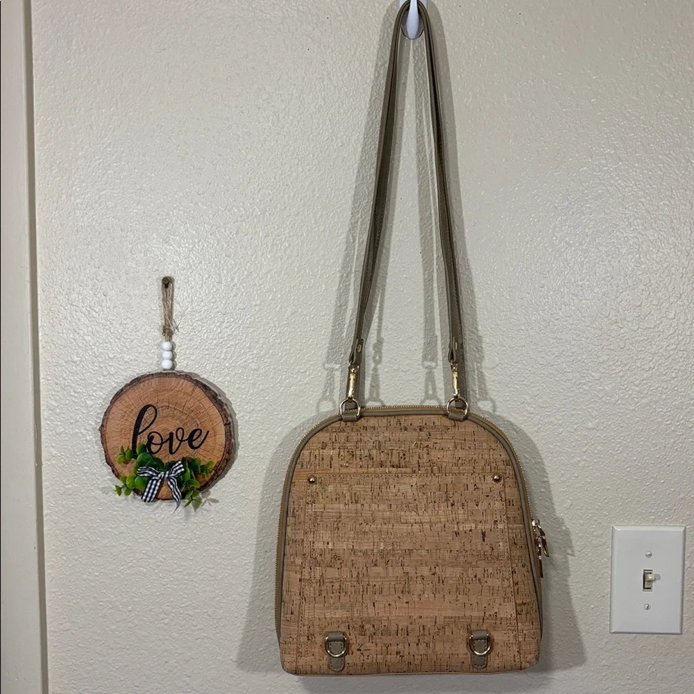 Miztique Daisy Cork Convertible Backpack Purse